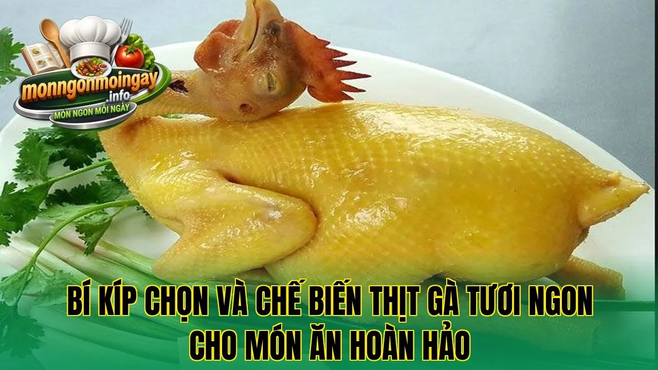 Bí kíp chọn và chế biến thịt gà tươi ngon cho món ăn hoàn hảo