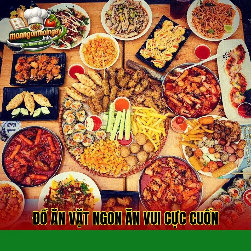 Đồ ăn vặt ngon ăn vui cực cuốn