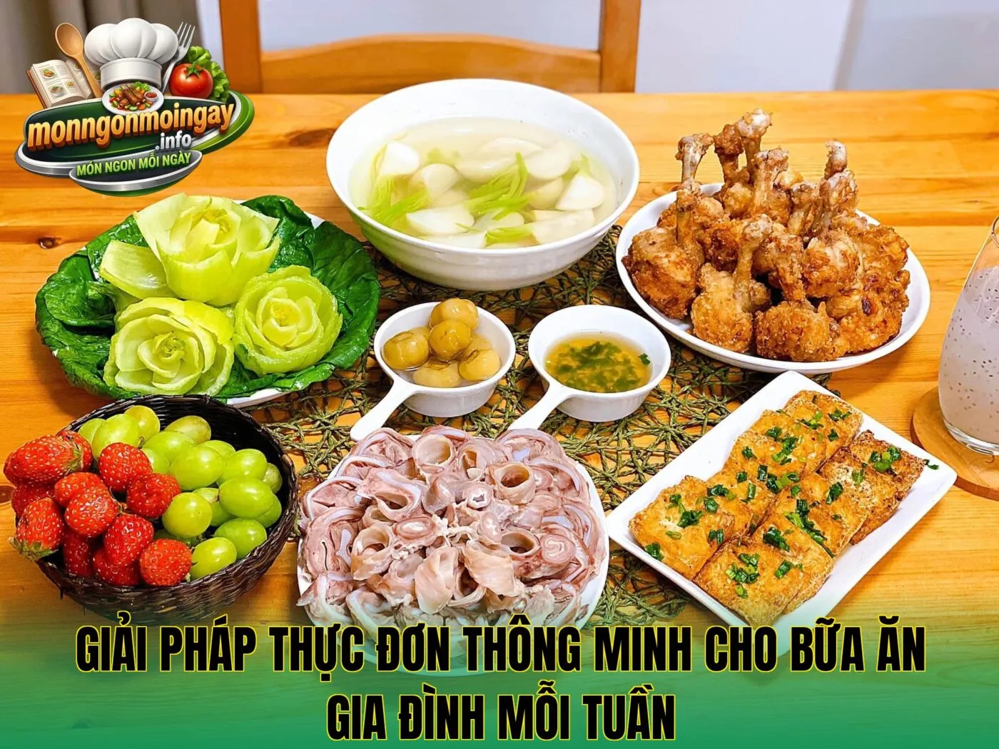 Giải pháp thực đơn thông minh cho bữa ăn gia đình mỗi tuần