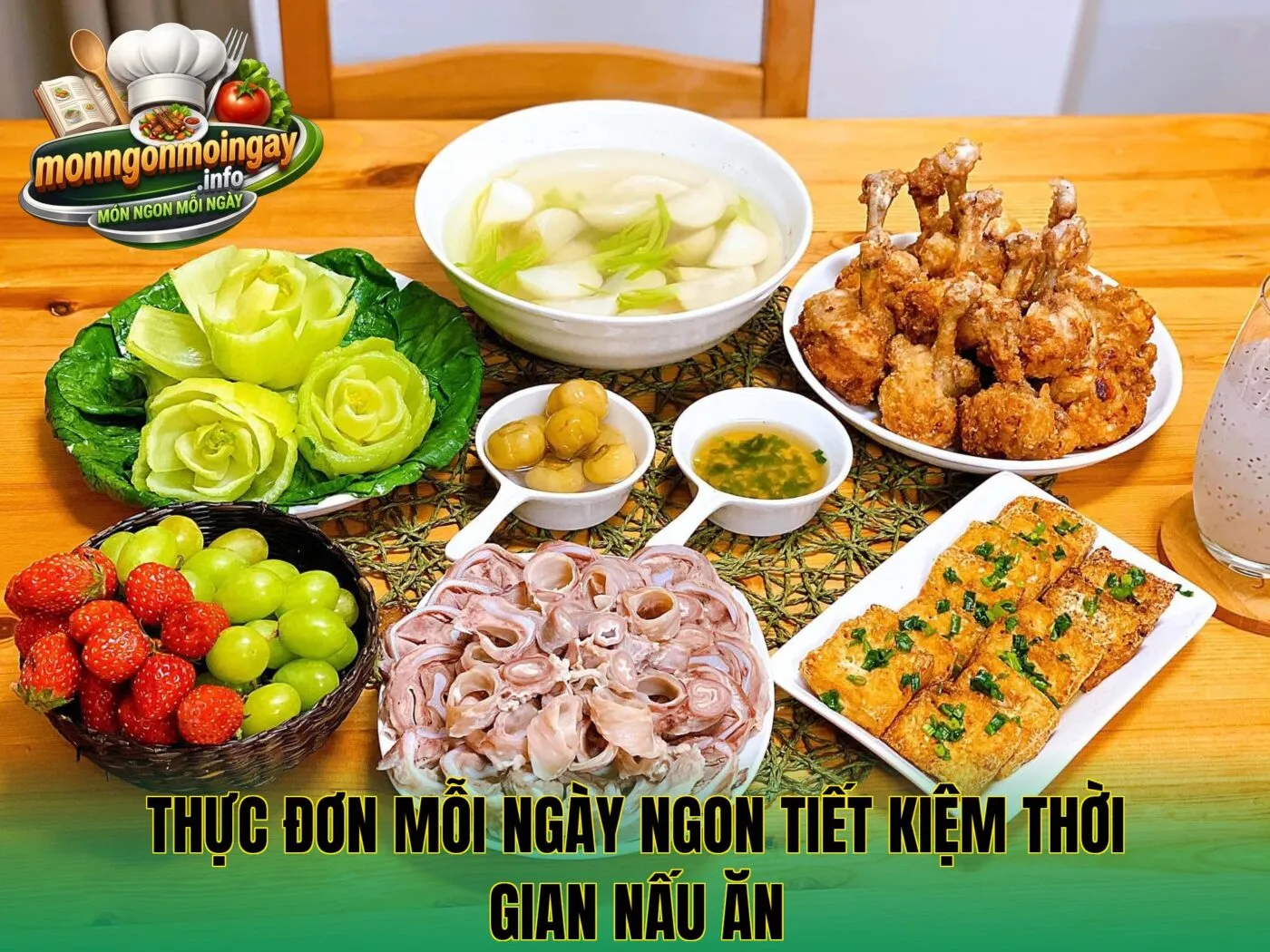 Thực đơn mỗi ngày ngon tiết kiệm thời gian nấu ăn