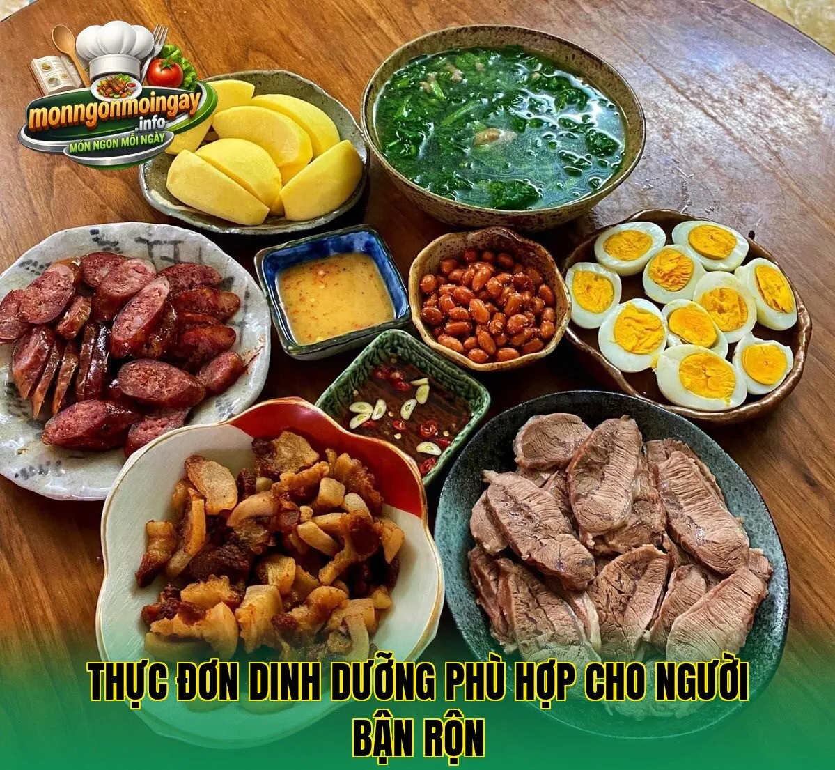 Thực đơn dinh dưỡng phù hợp cho người bận rộn