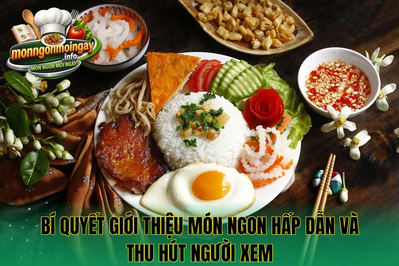 Bí quyết giới thiệu món ngon hấp dẫn và thu hút người xem