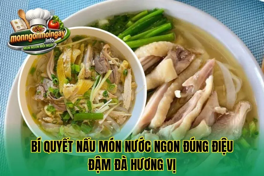 Bí quyết nấu món nước ngon đúng điệu đậm đà hương vị