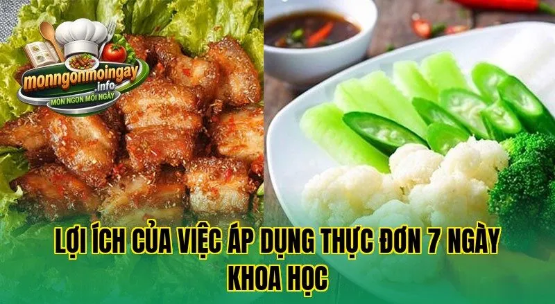 Lợi ích của việc áp dụng thực đơn 7 ngày khoa học